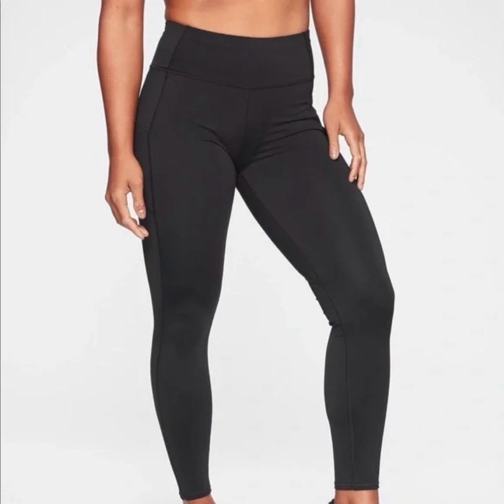 Athleta Black Contender Tight Leggings